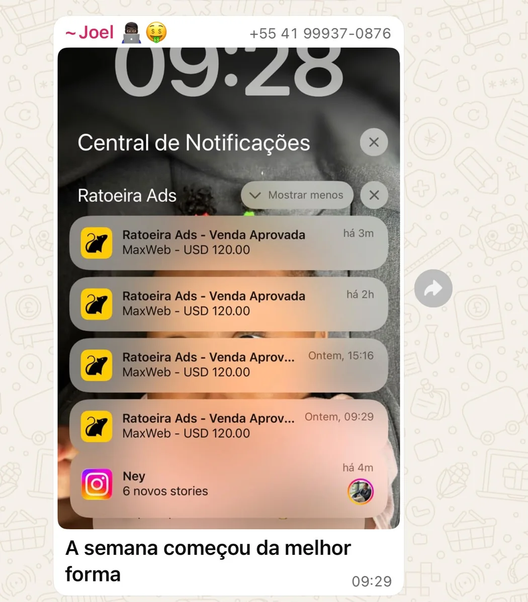 Depoimento de aluno
